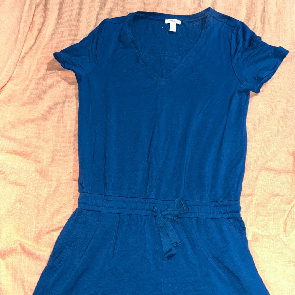 Blue Navy Romper